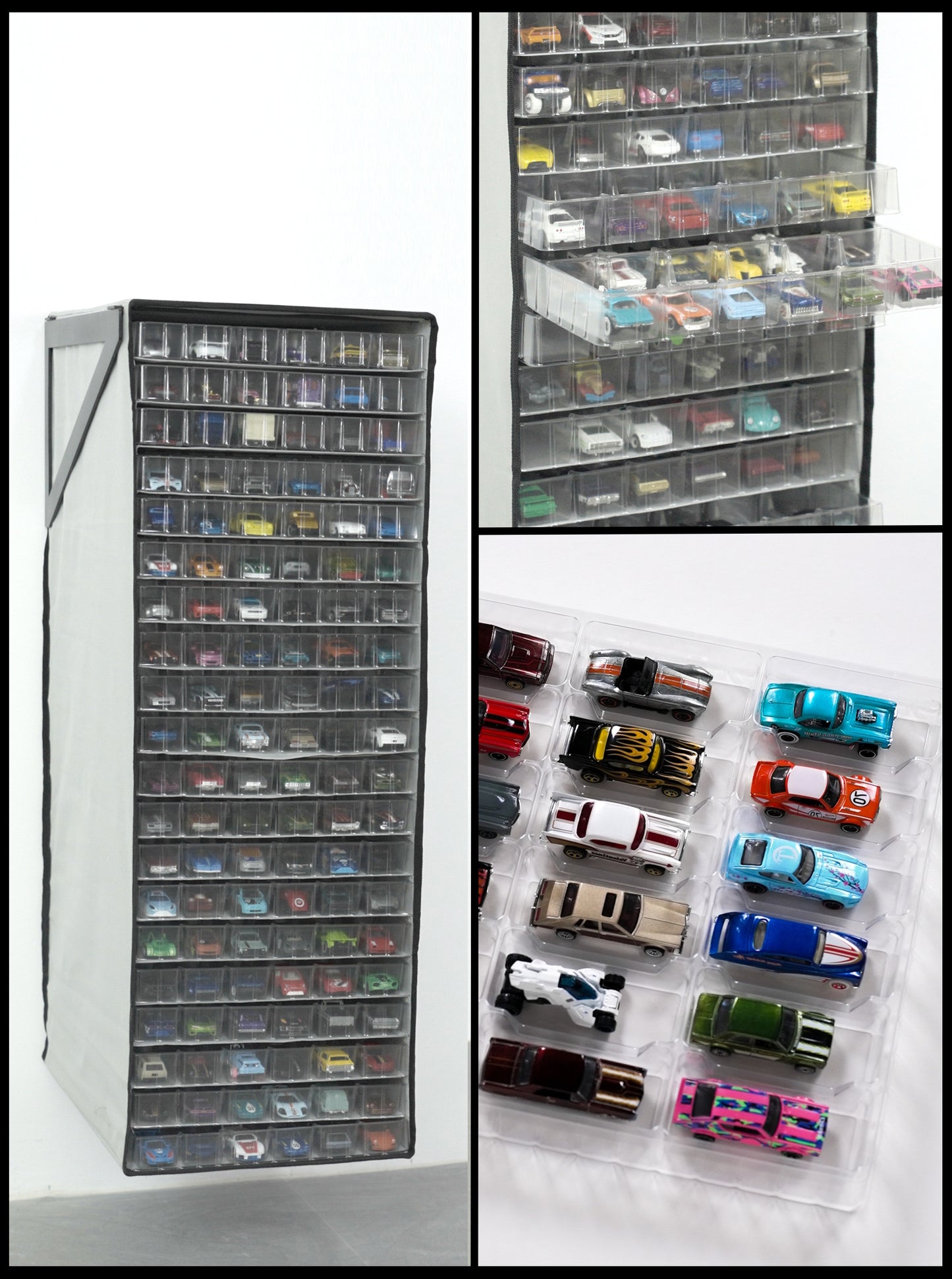 20 Tabletts TexRack® für 480 einzelne Die Cast-Autos