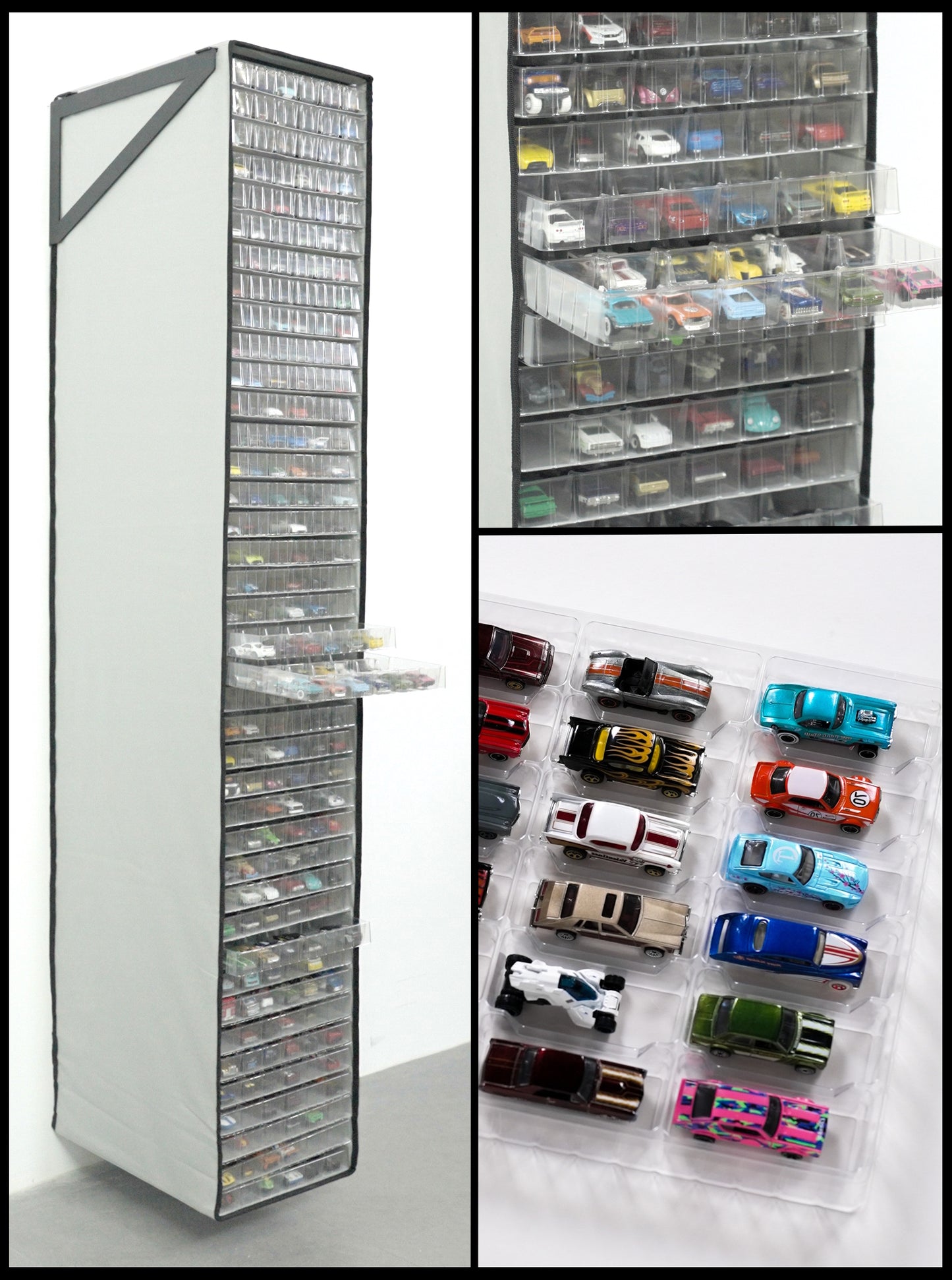 40 Tabletts TexRack® für 960 einzelne Die Cast-Autos