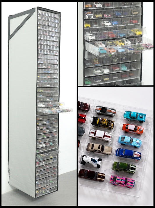 40 Tabletts TexRack® für 960 einzelne Die Cast-Autos