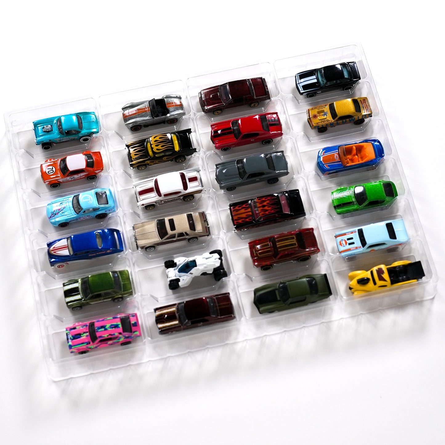 20 Tabletts TexRack® für 480 einzelne Die Cast-Autos
