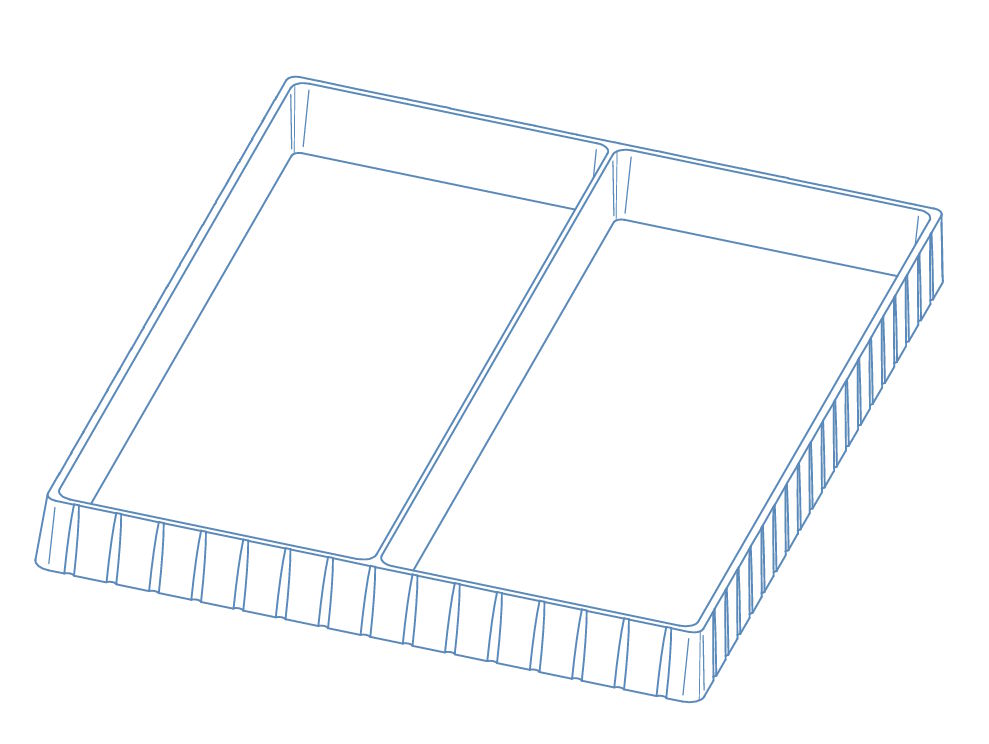 20 Tabletts TexRack® für Hot Wheels Premium-Karten und GreenLight-Modelle